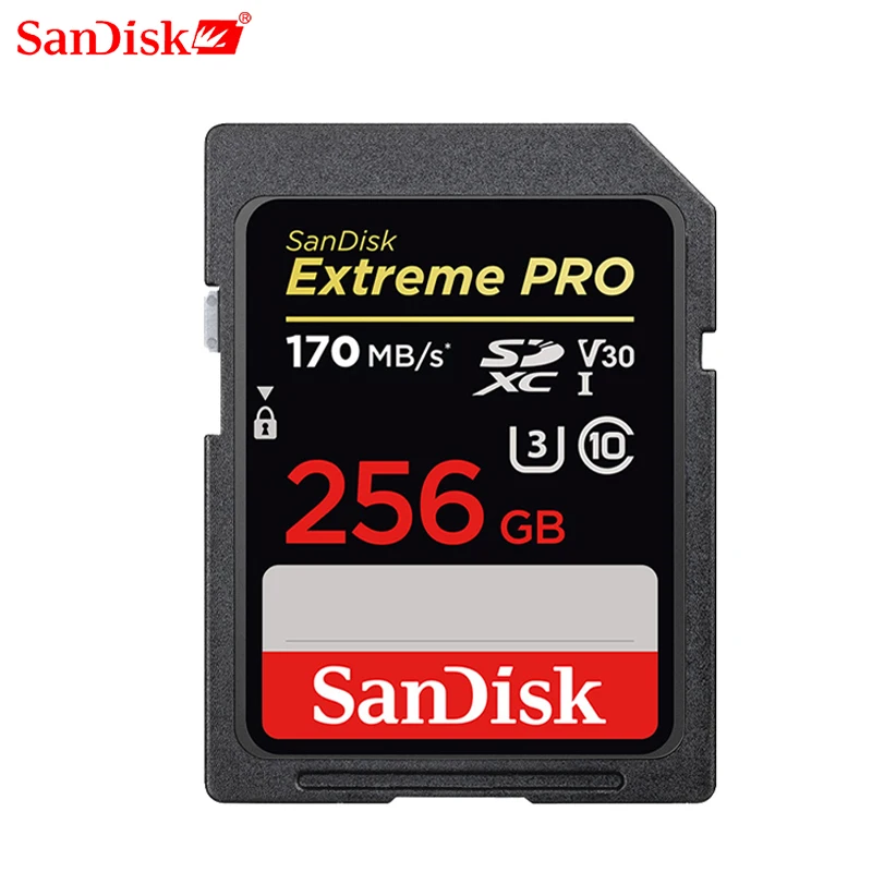 Карта памяти Sandisk Extreme Pro Sdhc/sdxc Sd карта 32 Гб 64 128 ГБ 256 C10 U3 V30 Uhs i Cartao De Memoria флэш для
