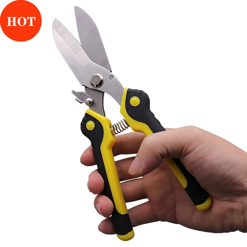 23cm Electrician Scissors Sheet Jagged Shears Aviation Scissors High