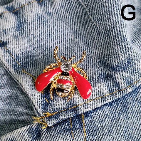 Vintage Ladybird Brooches For Women Insect Brooch Pin Fashion Dress Coat Accessories Cute Female Jewelry Ladybug Brooch