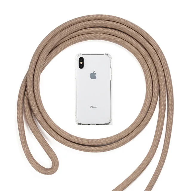 Ремешок шнур цепь чехол для телефона для iphone 11 pro max лента ожерелье ремешок для переноски для iphone 11 pro max 11 прозрачный чехол s - Цвет: 02 For iphone 11