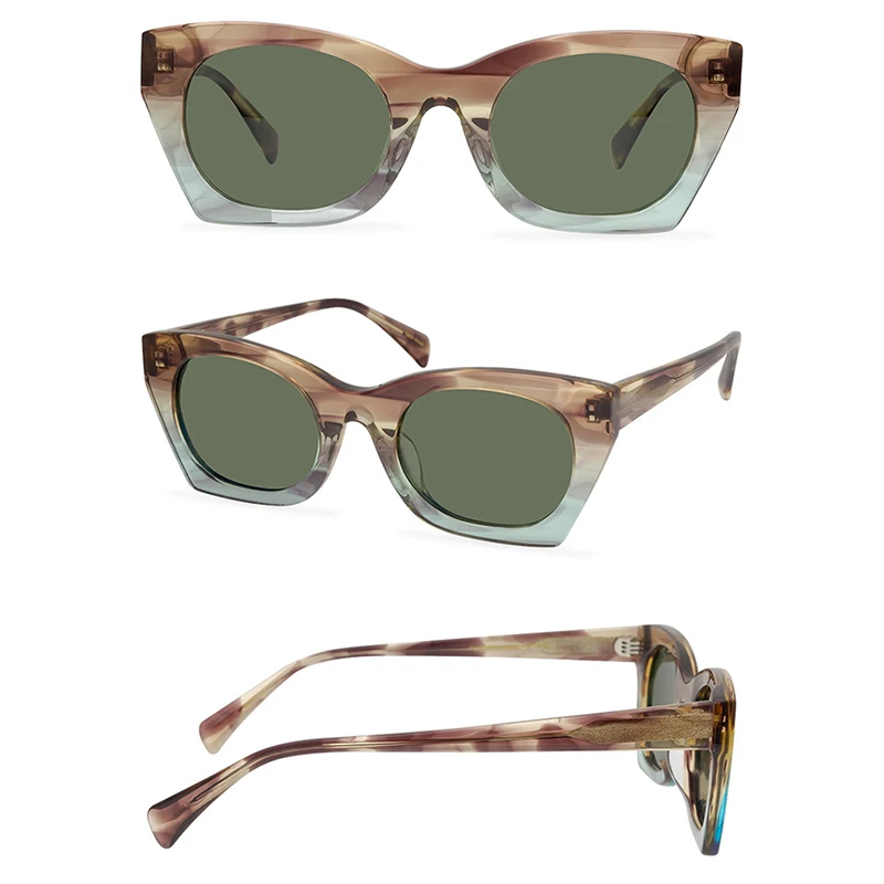 

Belight Optical New Arrival Handmade Quality Cool Butterfly Shape Women Men UV400 Protection with Case Oculos Sunglasses 9578