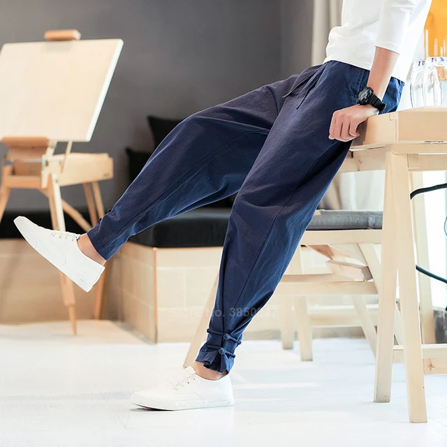 일본 스타일 바지 사무라이 의상