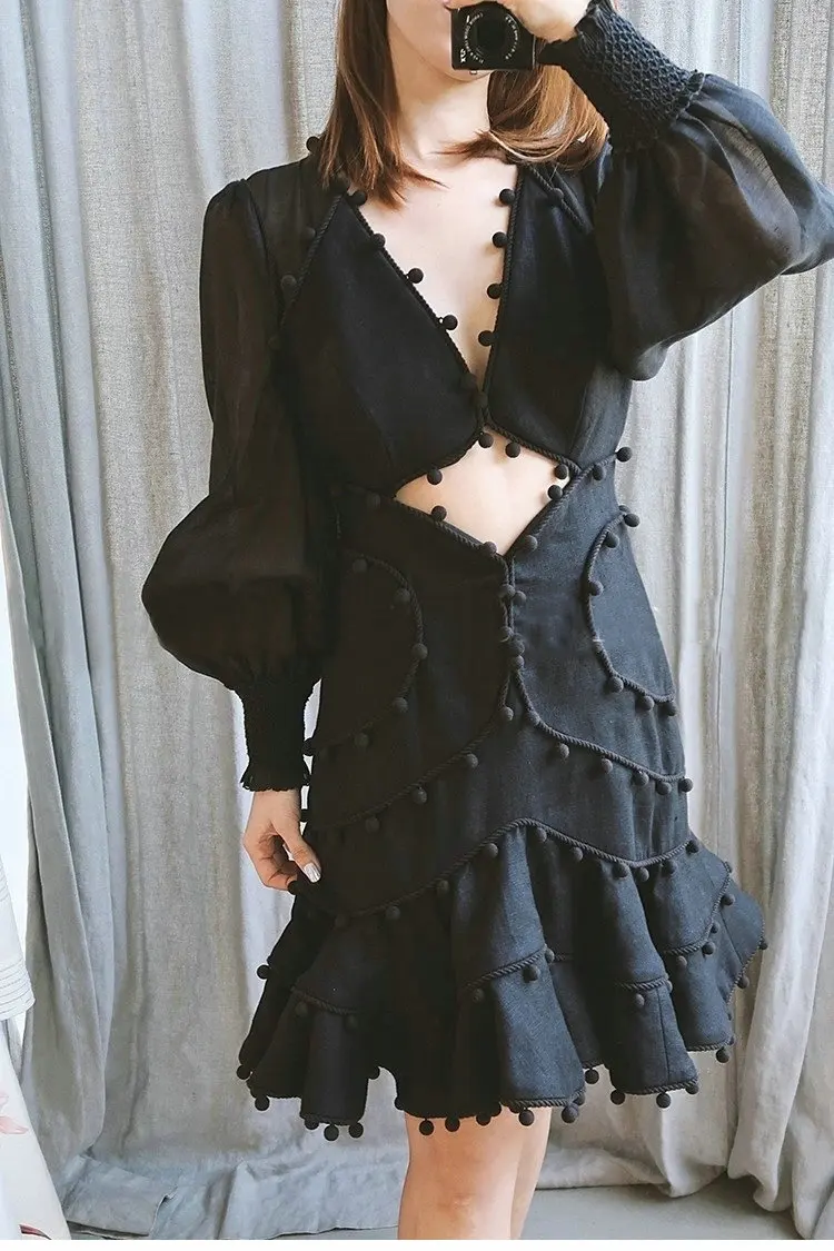 EASYSMALL, женское весеннее платье, модное, сексуальное, высокое качество, Vestidos, вечерние, повседневные, высокая талия, длинный рукав, v-образный вырез, платья