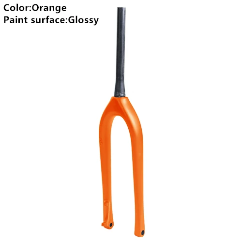 orange glossy 29er углеродный MTB Boost вилка коническая 1-1/" до 1-1/2" дисковый тормоз 110 мм x 15 мм через ось вилки 29 дюймов UD глянцевая/матовая горный велосипед - Цвет: orange glossy