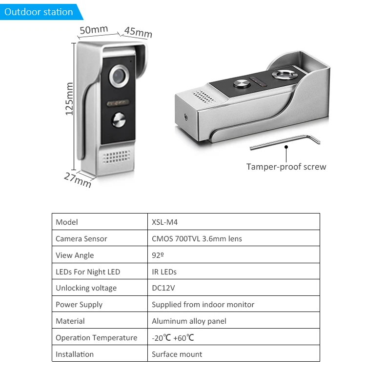 9 Inch Villa IP Video Intercom System IOS Android APP Doorbell Camera WIFI Remote Unlock Control