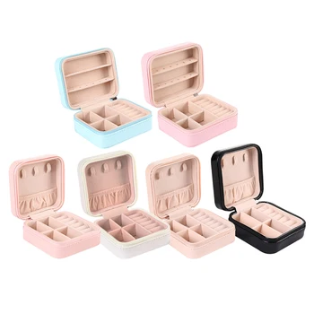 

PU Leather Jewelry Gift Box Ring Earring Bracelet Watch Display for Outdoor