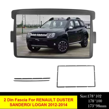 

Double Din Car Frame Fascia For RENAULT Duster Symbol Captur DACIA Duster Trafic DVD Stereo Dashboard Refitting Bezel Trim Kit