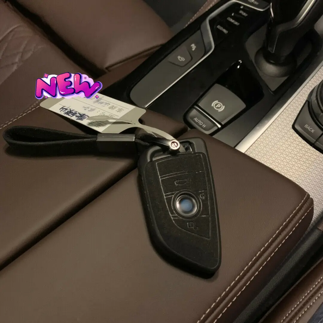 In pelle di TPU Copertura Della Cassa Chiave Dell'automobile Borsette Per BMW X1 X3 X5 X6 X7 1/3/5/6/7 Serie G30 G20 G32 G11 F20 Z4 F48 F39 G01 G02 F15 F16 G07 - Hb0853f3af8a0417098ec6fa8de62b58fF