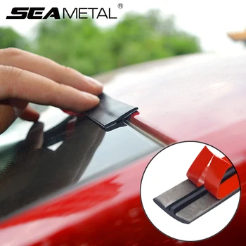 

Car Window Seal Rubber Strips Auto Roof Windows Edge Stickers Noiseproof Sound Insulation Auto Waterproof Dustproof Weatherstrip