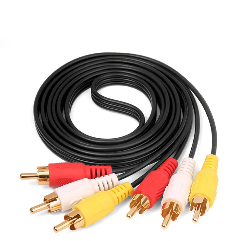 3 RCA разъем для 3RCA Aux HDMI композитный HiFi аудио видео кабель цифровой стерео провод DVD