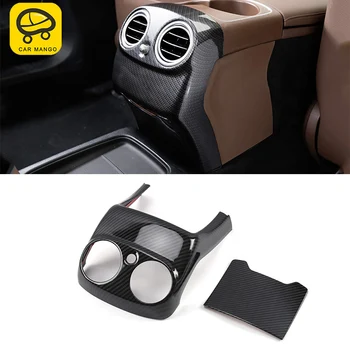 

CARMANGO For Mercedes Benz E Class W213 2017-2019 Auto Car Rear Air Outlet Vent Frame Trim Cover Sticker Interior Accessories