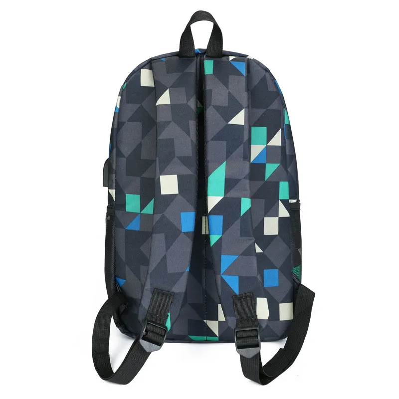 Thunder USB Anti-theft Backpack Women Bagpack Canvas Student Backpack For Boy Girl Children bag Teenagers Schoolbags