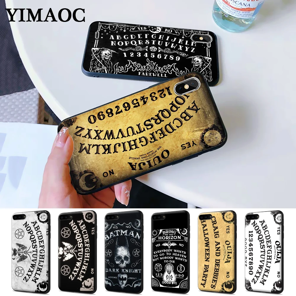 Ouija Board Luxury Coque Silicone Case for iPhone 5 5S 6 6S Plus 7 8 11 Pro X XS Max XR |