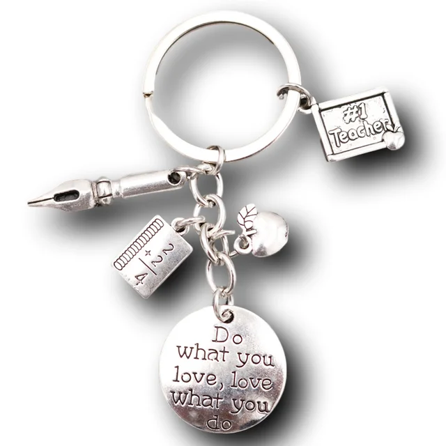 Job Occupation Keychain, Teacher Charm, Police Charm, Chef Charm, Nurse Charm-Do What You Love ,Love What You Do P383 D39