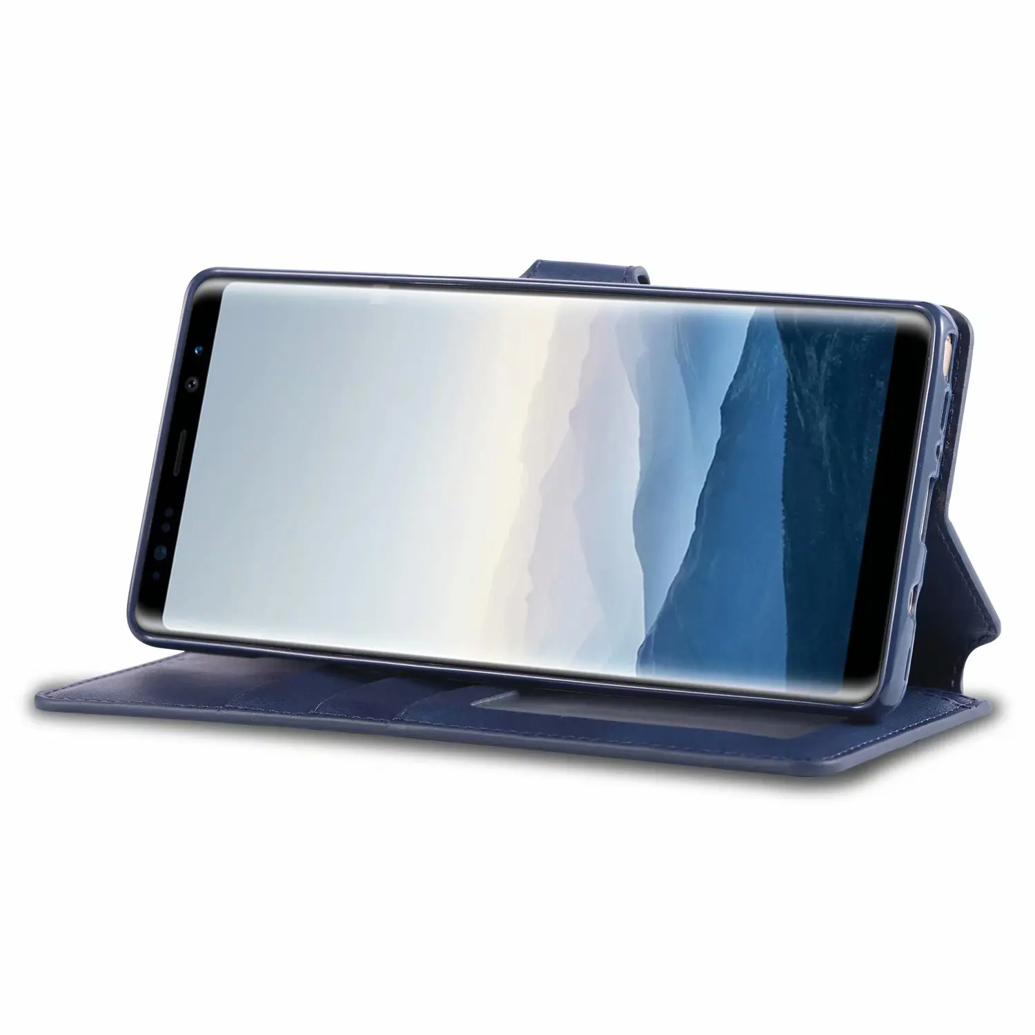 Чехол AZNS для samsung Galaxy Note 8, 9, 10+ Plus, S8, S9 Plus, S10e, S10 Plus, 5G, ультратонкий, с магнитной адсорбцией, из искусственной кожи, деловой стиль