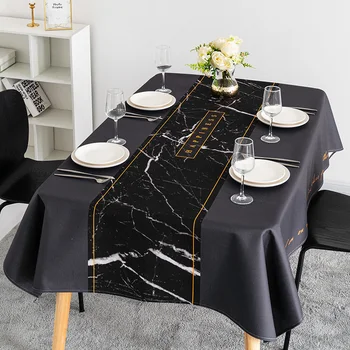 

Nordic rectangular tablecloths cotton linen table cloth waterproof oil-proof table tablecloths modern simplicity