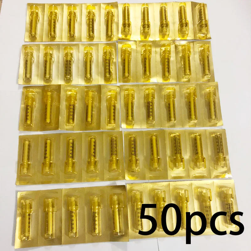 50 0.5 syringe Трехзубчатая гиалуроновая воздушная ручка распылитель Стерильная не игла гиалуроновая ручка оборудование для ухода за кожей против морщин губ лифтинг пистолет - Номер модели: 50 0.5 syringe