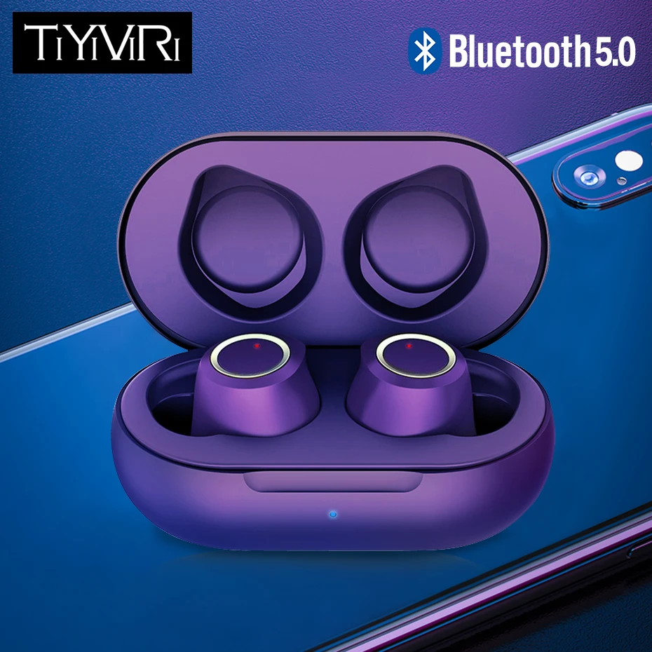 TWS Bluetooth беспроводные наушники 5 0 с сенсорным управлением водонепроницаемые