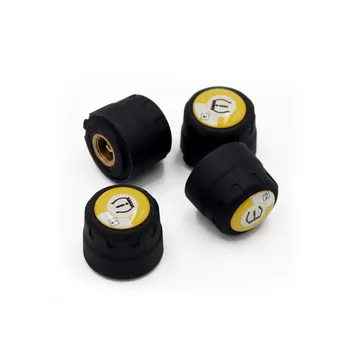 

Temperature Tire Pressure Monitor Black TPMS Bluetooth System External