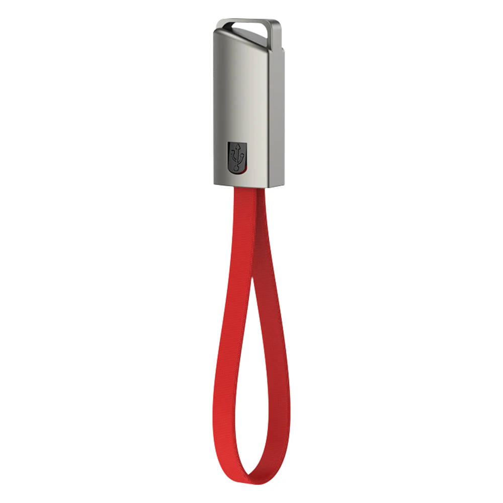 Многофункциональный type C Micro USB зарядный кабель USB кабель для samsung xiaomi брелок Портативный зарядный кабель для синхронизации данных зарядное устройство - Цвет: Красный