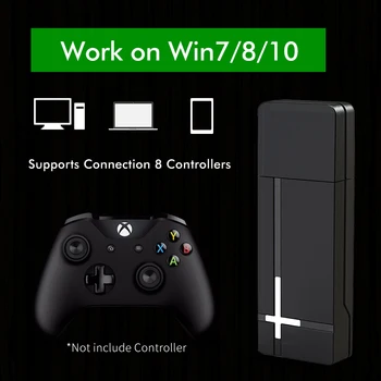 

USB Receiver For Xbox One 2nd Generation Controller PC Wireless Adapter for Windows7/8/10 Laptops Wireless Controller Adapter