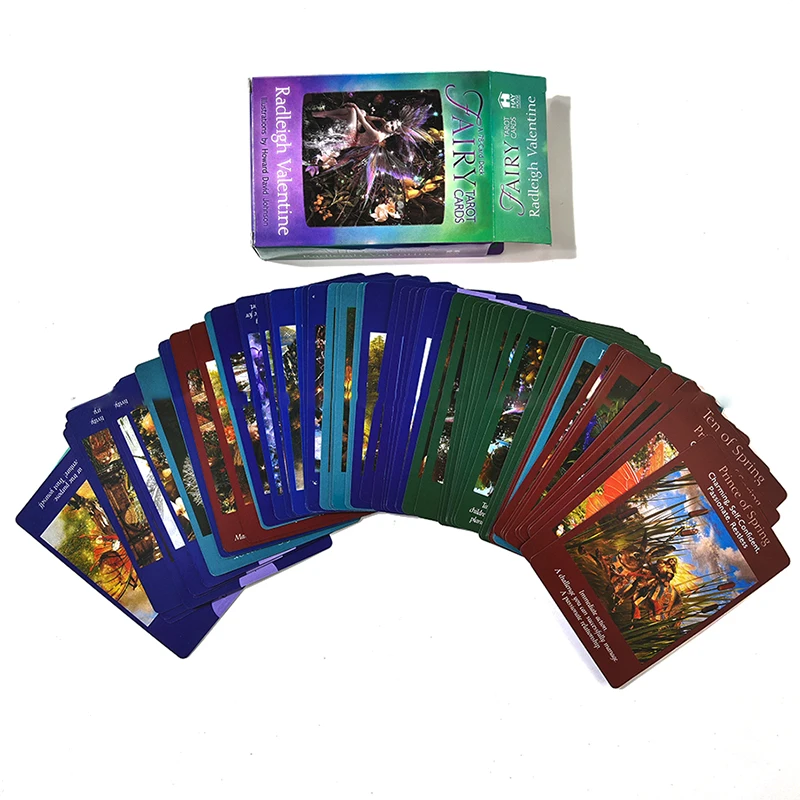 Сказочные карты Таро A 78 карт колода Radleigh Valentine lllustrations доска Oracle Вечерние игры коллекции гаданий