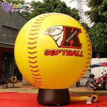 Магазин при фабрике 4mh надувная бейсбольная модель, изготовленная на заказ, демонстрационная игрушка-шар для рекламы, шоу логотипа