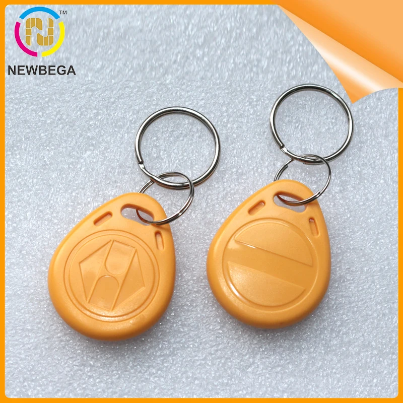10 шт. подлинный MF1ICS50 EV1 1K- 4 байт UID RFID 13,56 МГц IC брелок AK02 брелок для карт Быстрая