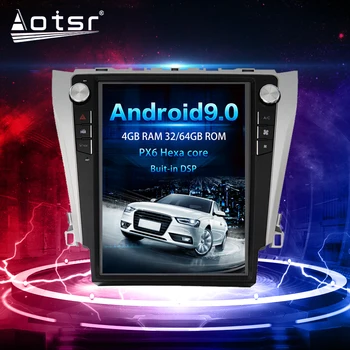 

12.1 INCH PX6 4G+64G Android 9 Tesla Style Vertical Screen GPS Navigation Car Multimedia Radio Player For Toyota Camry 2012-2016