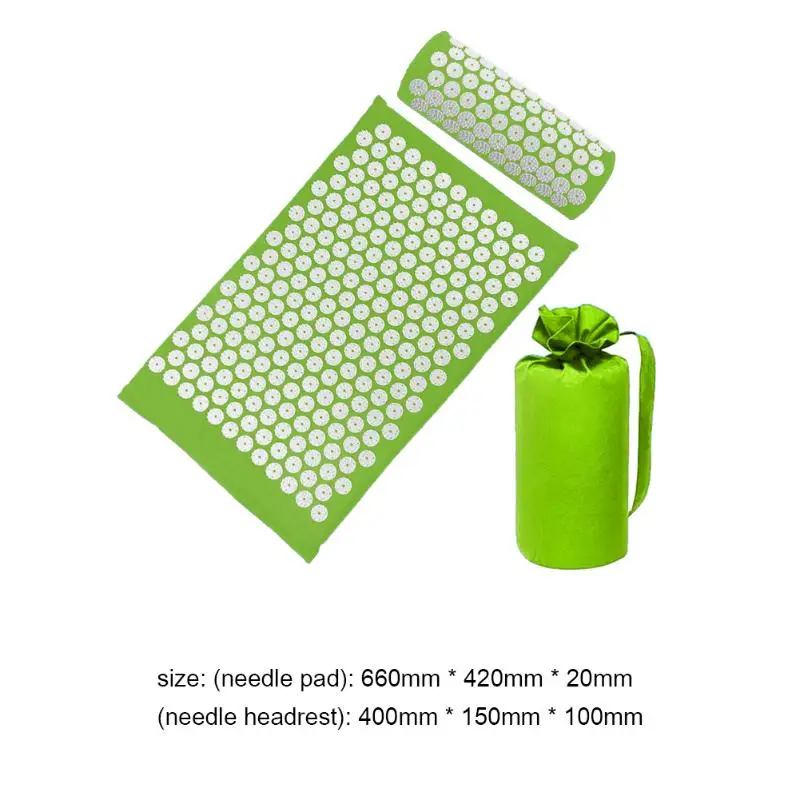 Acupressure Massage Mat with Pillow set to body Relaxation to Release Stress and Tension 27 Acupressure Massage Mat with Pillow set to body Relaxation to Release Stress and Tension 32