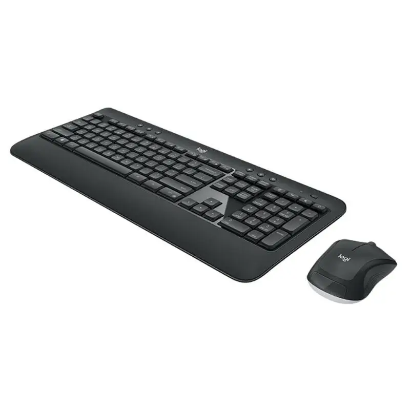 MK540 Расширенный 2,4G беспроводной 108 клавишей клавиатура 1600 dpi 3 кнопки колёсико для мышки кнопки пользовательская мягкая резина ручка паз