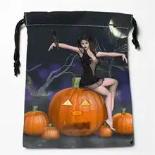 Пользовательские печати тыквы_patch_drawstring хозяйственные сумки дорожный мешочек для хранения плавать Пешие прогулки игрушка сумка унисекс мульти Size18-12-05-21