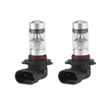 

SALE 1Pair H10 Headlight Bulbs 100W 10000K LED Fog Light Bulb Auto Car Head Light Driving Light Blue Light 12-LED Super Bright