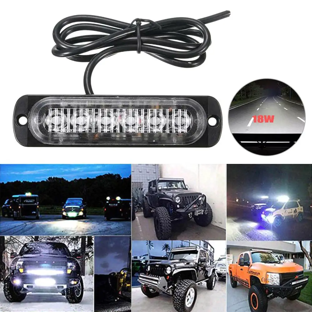 DC 12V-24V LED Work Light Bar Floods Spot Offroad 4WD Car SUV Driving Fog Lamp | Автомобили и мотоциклы