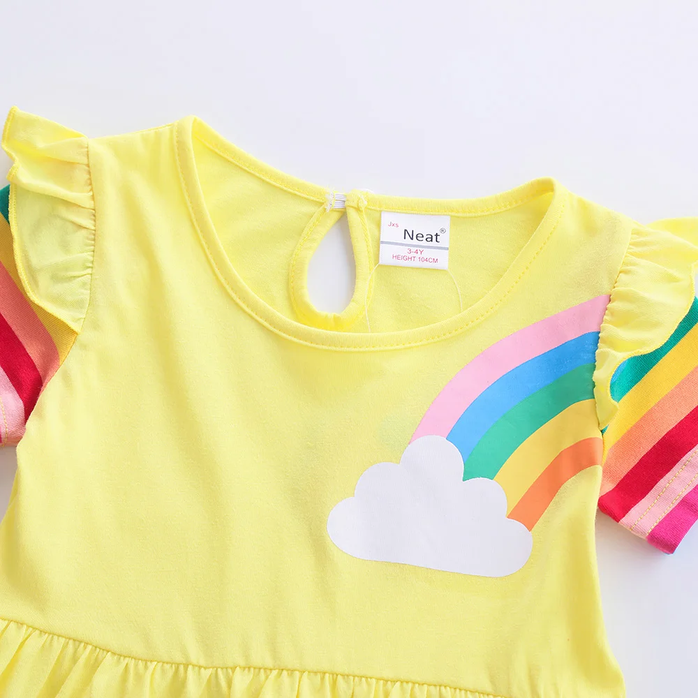 Girl short-sleeved Unicorn Dress