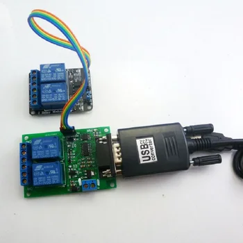 

TB351+TB052+YC065 9V 12V 4 Channel Serial port Relay Remote Controller