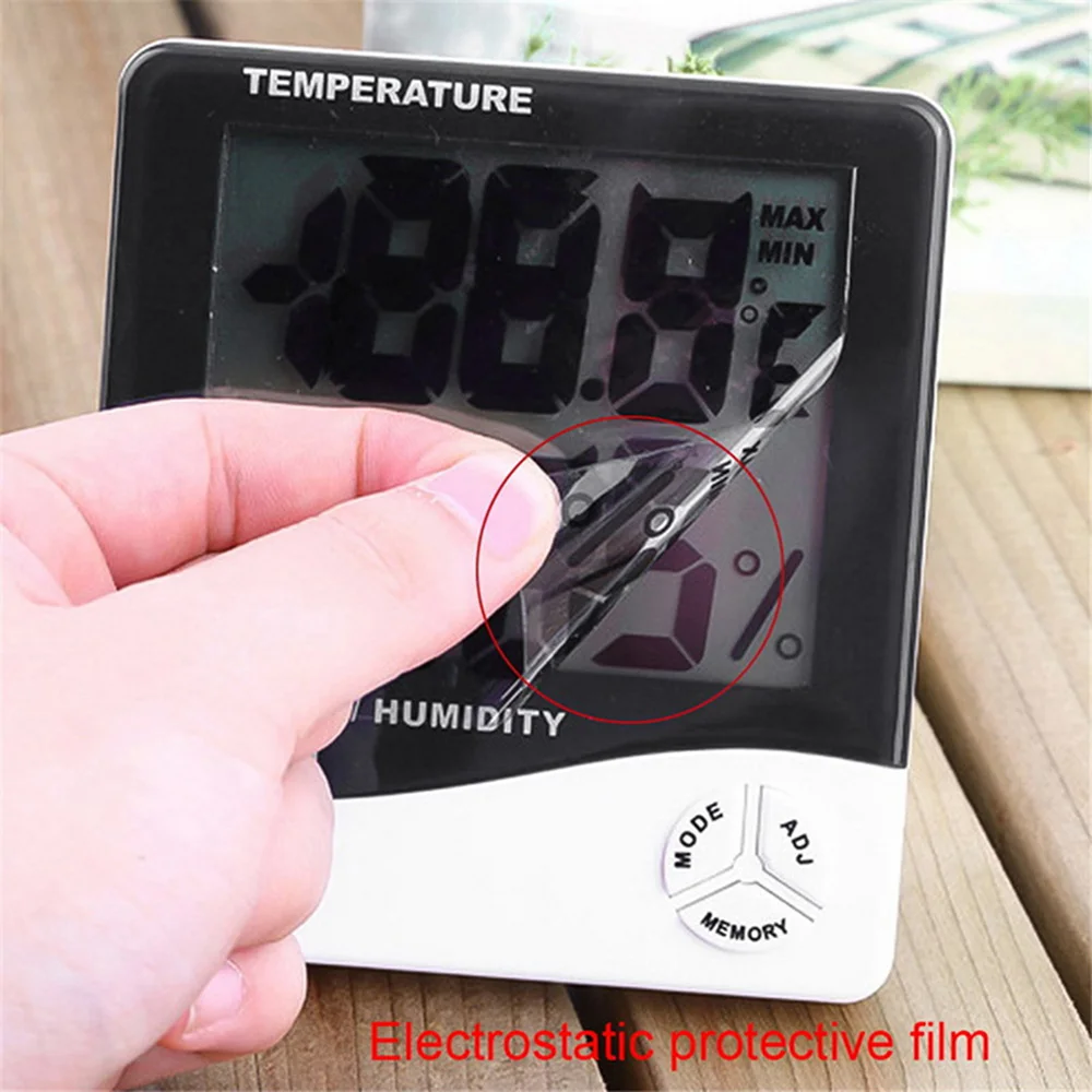 Цифровой термометр-гигрометр для помещений и улицы, измеритель температуры и влажности с функцией будильника, электронный ЖК-термометр