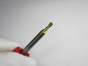 

Ø 2.5mm R1.25 radius 1.25 mm Carbide Ball Nose End Mills CNC sphere milling cutter machine carving molds metalworking finishing