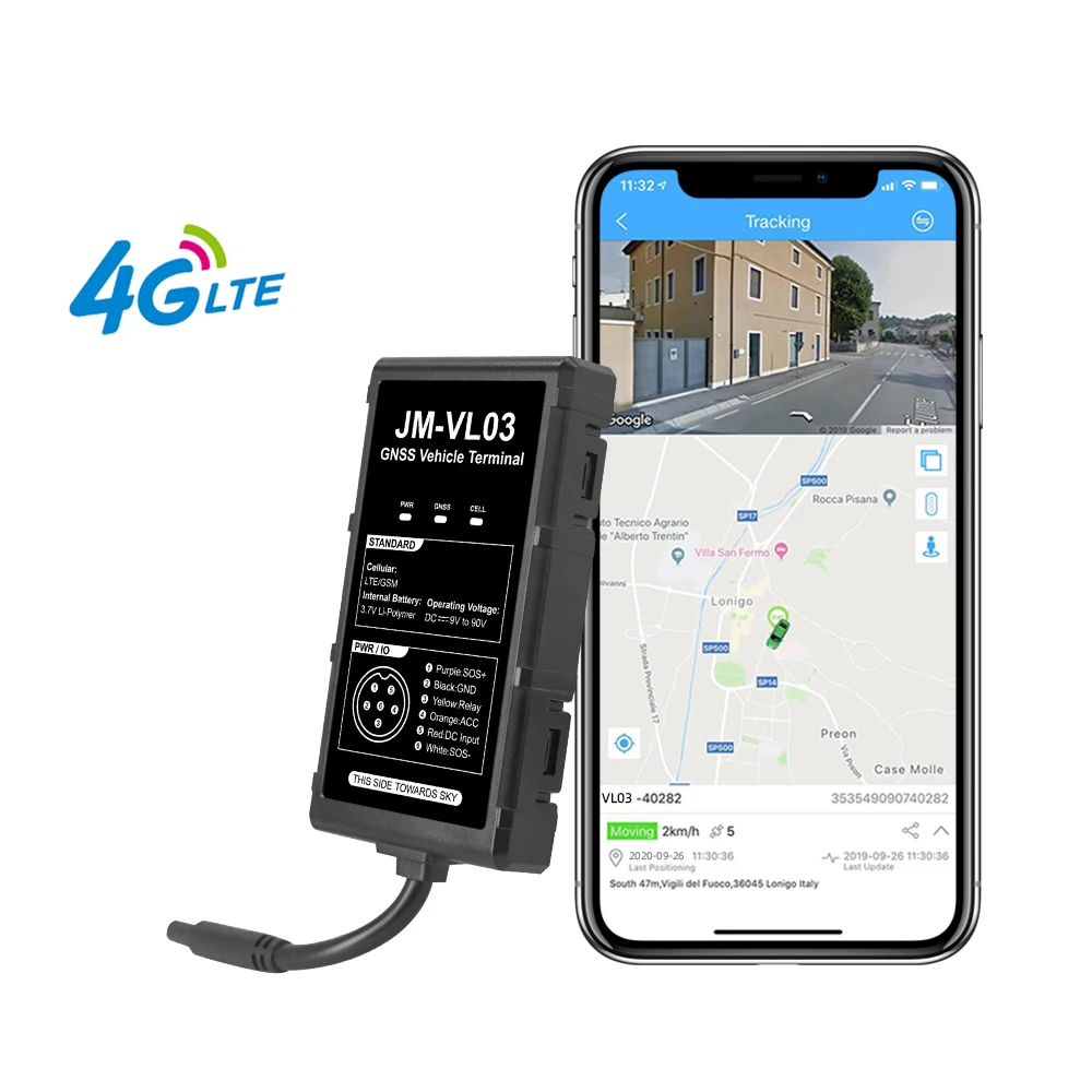GPS-трекер Concox LTE локатор отключения двигателя 4G влагозащищенный 9-90 в обновленный