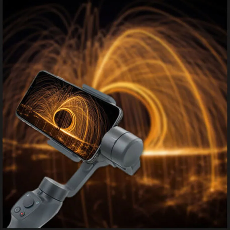  3 Axis Flexible Handheld Gimbal Stabilizer Action Camera Smartphone Support App Control for iPhone 