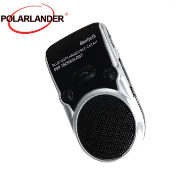 

Wireless Bluetooth Speakerphone Car Kit With Car Charger Sun Visor Clip Bluetooth Handsfree For iPhone