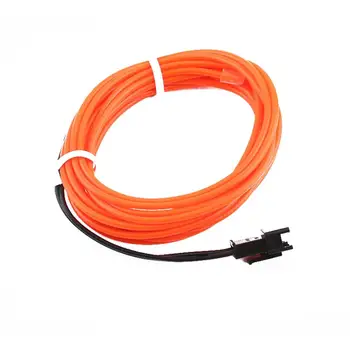 

7 Colors EL Wire Tube Rope Battery Powered Flexible Neon Cold Light Car Party Wedding Decor Energy saving