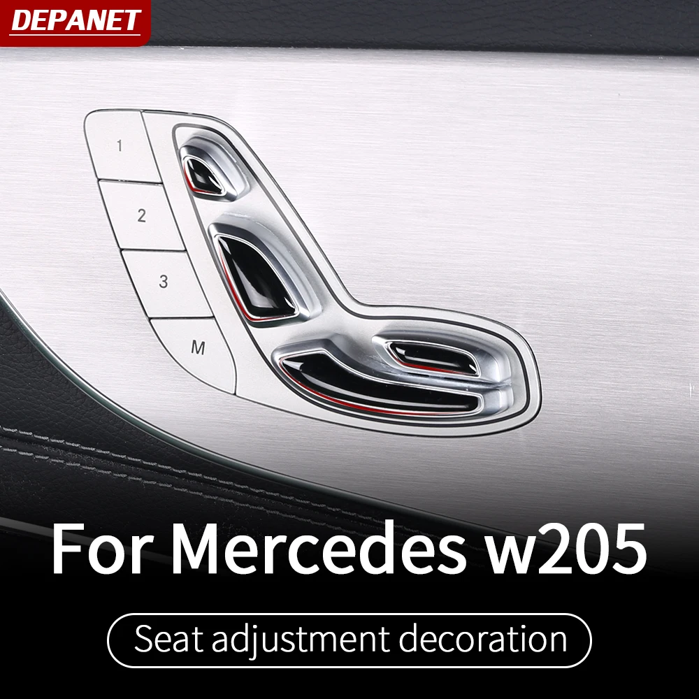 Отделка кнопки сиденья для Mercedes w205 amg coupe/внутренняя отделка c63 mercedes c class