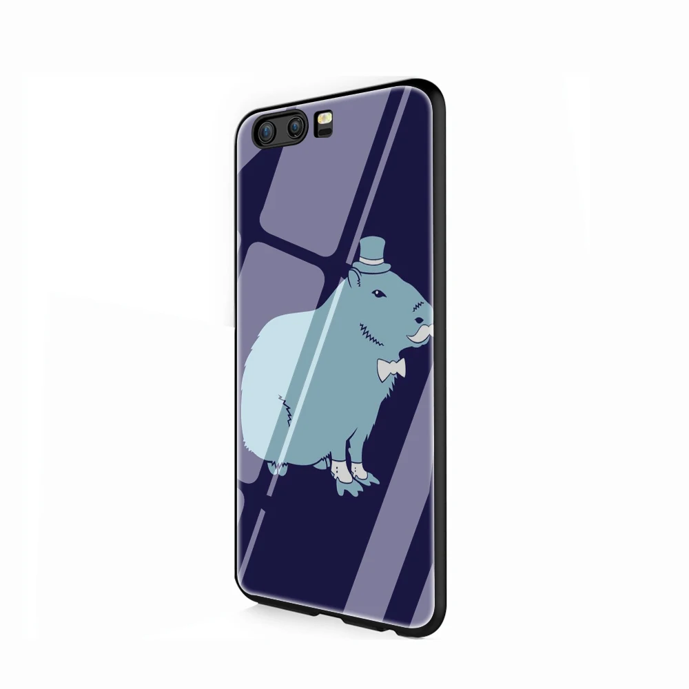 EWAU Capybara животный стеклянный чехол для телефона huawei P20 30 P Smart Mate20 pro Lite Honor9 10 Lite