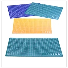 1PC new 30*22cm A4 Grid Card Fabric Lines Self Craft Leather Paper Mat Board Healing Cutting
