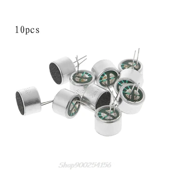 

10 Pcs/Lot With 2 Pin Cables Capsule Electret Condenser Microphone 9767 Mic Au29 20 Dropship