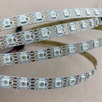 

72leds/m WS2815 DC12V addressable full color RGB 5050 LED strip;5m;non-waterproof;IP20,WHITE PCB