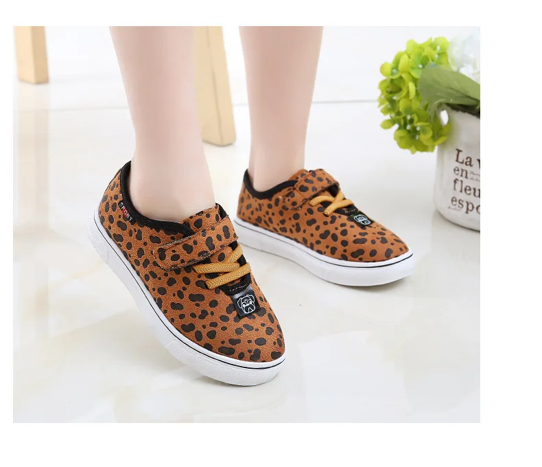 Детская спортивная обувь; Chaussure Enfant; повседневная обувь для мальчиков и девочек; сезон весна-осень; леопардовые дышащие кроссовки на плоской подошве для детей ясельного возраста