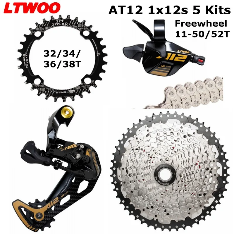 

Переключатель передач LTWOO AT12 MTB, 12 Скоростей, задний переключатель передач, 11-50T 52T кассета велосипедная цепь X12 цепь для EAGLE GX M9100 M8100