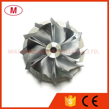 

GT1252 786556-0002 Upgrade 38.40/52.00mm 6+6 blades High Performance Turbo Billet Compressor wheel/Aluminum 2618/Milling wheel
